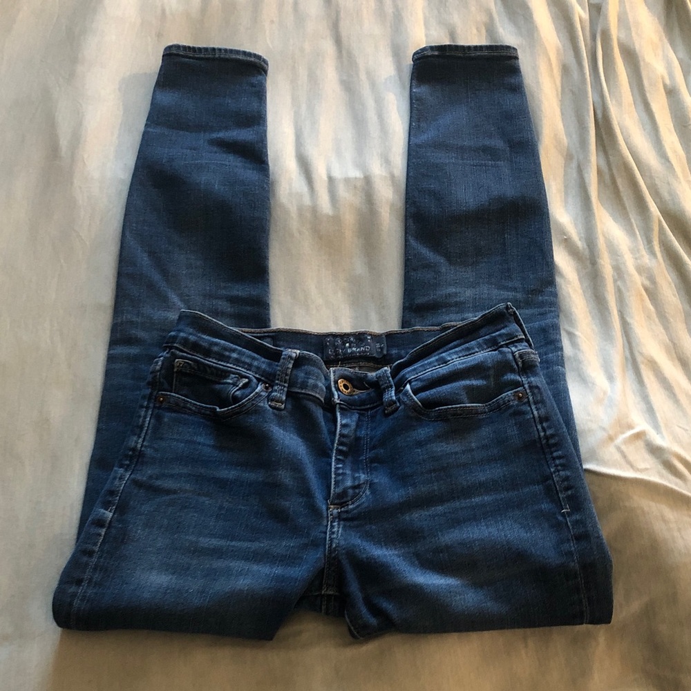 Lucky Brand Dark Blue Brook Skinny Jeans - Picture 2 of 8